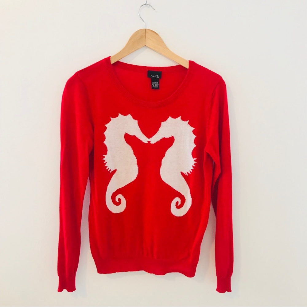 Seahorse sweater, size S